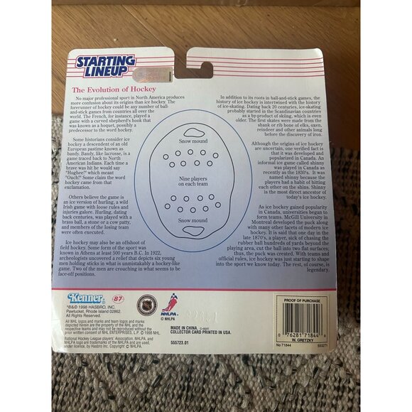 1998 NHL Starting Lineup Wayne Gretzky New York Rangers Action Figure - Picture 6 of 8